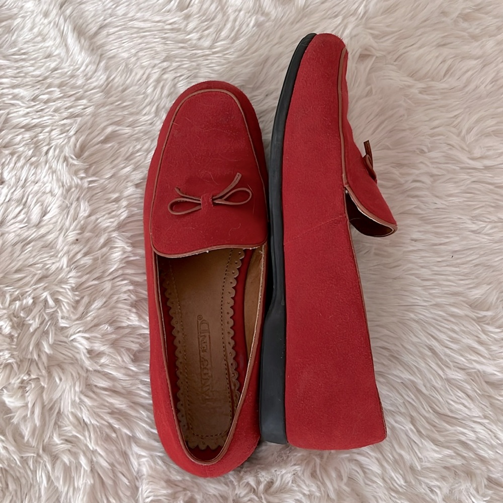 Lands’ End Women’s Red Suede Flats; Size 8.5; EUC - Picture 7 of 9